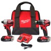TALADRO 2802-20 + ATORNILLADOR 2850-20 18V 2.0AH - MILWAUKEE TALADRO 2802-20 + ATORNILLADOR 2850-20 18V 2.0AH - MILWAUKEE
