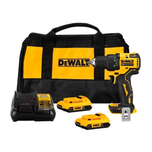 TALADRO ATORNILLADOR DEWALT 1/2" 20V ATOMIC BRUSHLESS TALADRO ATORNILLADOR DEWALT 1/2" 20V ATOMIC BRUSHLESS