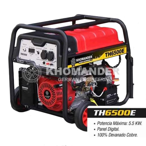 GENERADOR GASOLINERO TH6500E 5500W A/E KHOMANDER GENERADOR GASOLINERO TH6500E 5500W A/E KHOMANDER